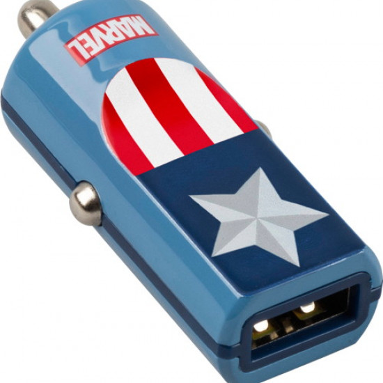 Tribe - Buddy Car Charger 2.4A Marvel (captain america) Tribe - Buddy Car Charger 2.4A Marvel (captain america)
