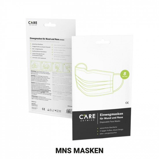 ArtwizzCare - Disposable masks (8x) ArtwizzCare - Disposable masks (8x)