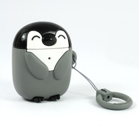 Mojipower - Bolsa para AirPods 1/2 Penguin