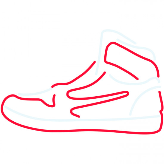 Candy Shock - Led Sign 80 Big Shoe (red/cold white) Candy Shock - Led Sign 80 Big Shoe (red/cold white)