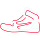 Candy Shock - Led Sign 80 Big Shoe (red/cold white) Candy Shock - Led Sign 80 Big Shoe (red/cold white)