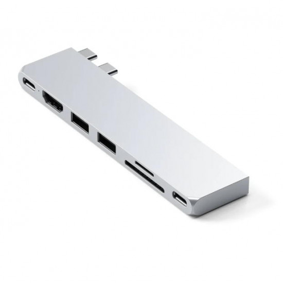 Satechi - USB-C Pro Hub Slim Adapter (silver)