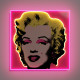 Yellowpop - Andy Warhol Marilyn Monroe Small (pink) Yellowpop - Andy Warhol Marilyn Monroe Small (pink)