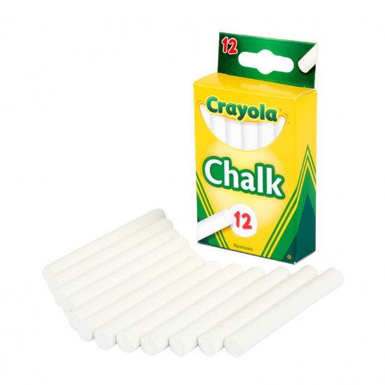 Crayola - Chalk Giz Branco 12x Crayola - Chalk Giz Branco 12x