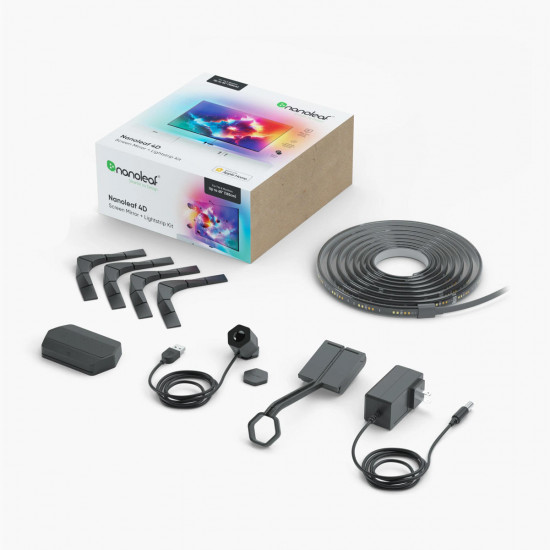 Nanoleaf - 4D Screen Mirror + Lightstrips 4m for TV 65'' Nanoleaf - 4D Screen Mirror + Lightstrips 4m for TV 65''