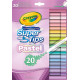 Crayola - Super Tips Pastel (20x) Crayola - Super Tips Pastel (20x)