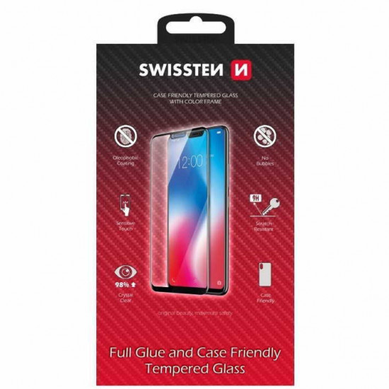 Swissten - Color Frame Glass iPhone 15 Plus Swissten - Color Frame Glass iPhone 15 Plus