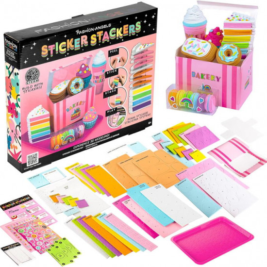 Crayola - Stackers Sticker 3D Set (pastelaria) Crayola - Stackers Sticker 3D Set (pastelaria)