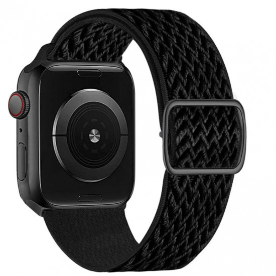 Swissten - Nylon Band for Apple Watch 38-41mm (black) Swissten - Nylon Band for Apple Watch 38-41mm (black)