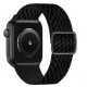 Swissten - Nylon Band for Apple Watch 38-41mm (black) Swissten - Nylon Band for Apple Watch 38-41mm (black)