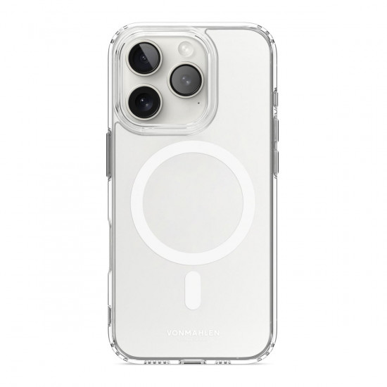 Vonmaehlen - MagSafe Transparent iPhone 16 Pro (white) Vonmaehlen - MagSafe Transparent iPhone 16 Pro (white)