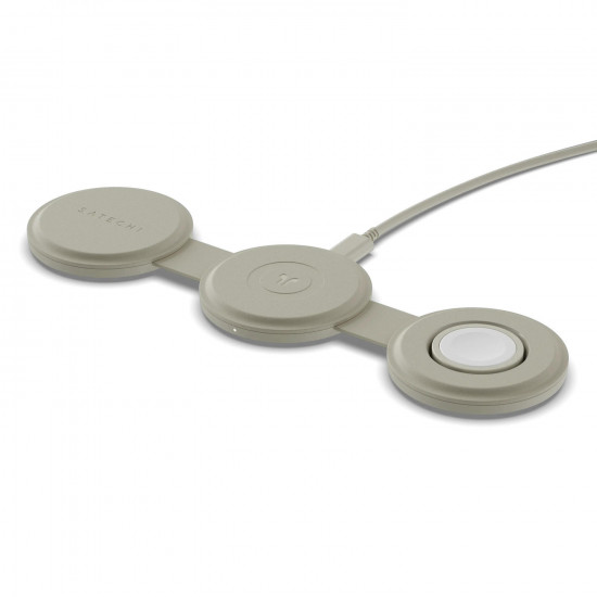 Satechi - OnTheGo 3in1 Wireless Charger (sand) Satechi - OnTheGo 3in1 Wireless Charger (sand)