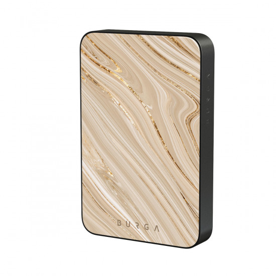 Burga - MagSafe Powerbank 10000 mAh (full glam/gunmetal) Burga - MagSafe Powerbank 10000 mAh (full glam/gunmetal)
