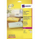 Avery - Mini transparente L7551 (Etiquetas 65/folha) Avery - Mini transparente L7551 (Etiquetas 65/folha)
