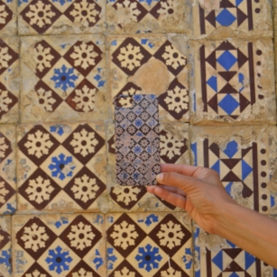 Case-Mate - BarelyThere iPhone 5/5s/SE Tiles (2-losâng/flor)