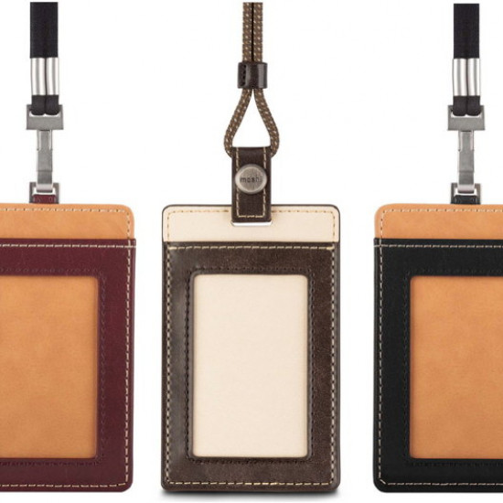 Moshi - Badge Holder (burgundy red) Moshi - Badge Holder (burgundy red)