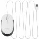 Macally - Rato DynaMouse USB (white/silver) Macally - Rato DynaMouse USB (white/silver)