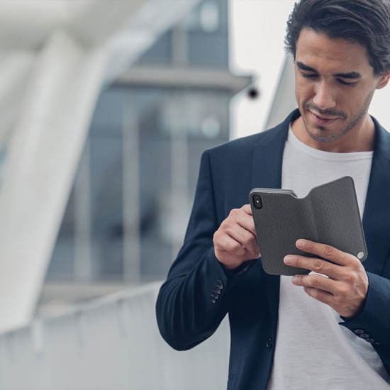 Moshi - Overture iPhone XS Max (herringbone grey) Moshi - Overture iPhone XS Max (herringbone grey)
