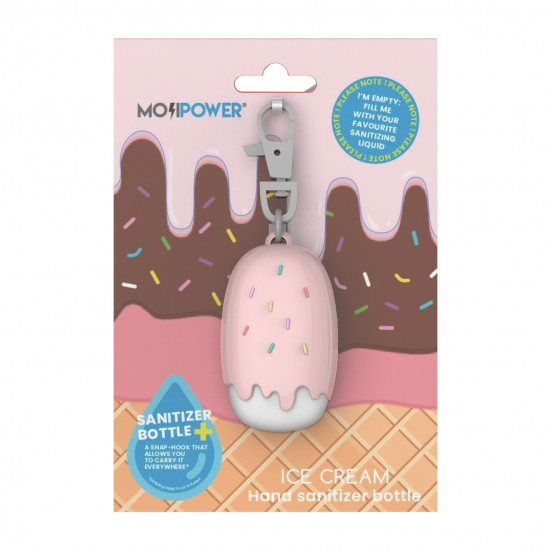 Mojipower - Frasco para líquido desinfectante Ice Cream Mojipower - Frasco para líquido desinfectante Ice Cream