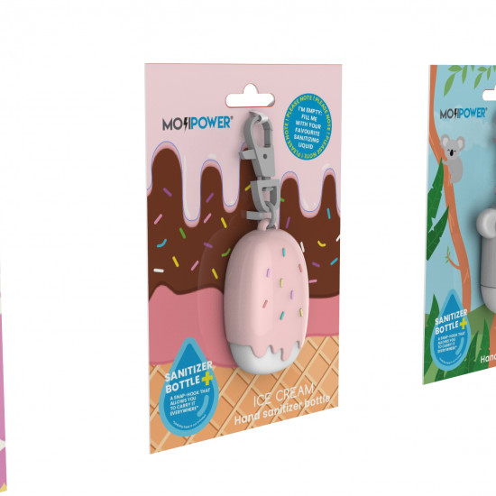 Mojipower - Frasco para líquido desinfectante Ice Cream Mojipower - Frasco para líquido desinfectante Ice Cream