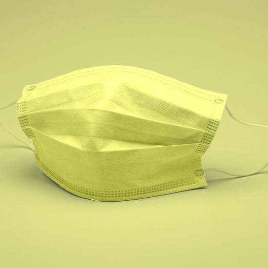 POPme - Disposable mask 5x (lime) POPme - Disposable mask 5x (lime)
