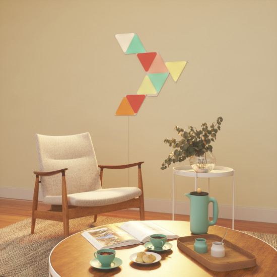 Nanoleaf - Shapes Triangles Kit (starter+9 panels) Nanoleaf - Shapes Triangles Kit (starter+9 panels)
