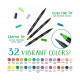 Crayola - Signature Marcadores Dupla-Ponta Sketch&Detail 16x Crayola - Signature Marcadores Dupla-Ponta Sketch&Detail 16x