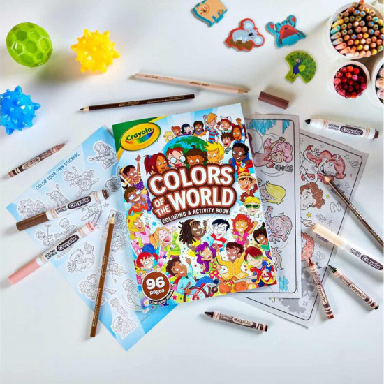 Crayola - Folhas de Colorir Colours of the World Crayola - Folhas de Colorir Colours of the World