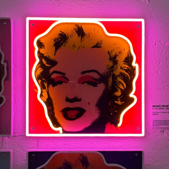 Yellowpop - Andy Warhol Marilyn Monroe Small (pink) Yellowpop - Andy Warhol Marilyn Monroe Small (pink)