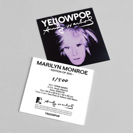 Yellowpop - Andy Warhol Marilyn Monroe Small (pink) Yellowpop - Andy Warhol Marilyn Monroe Small (pink)