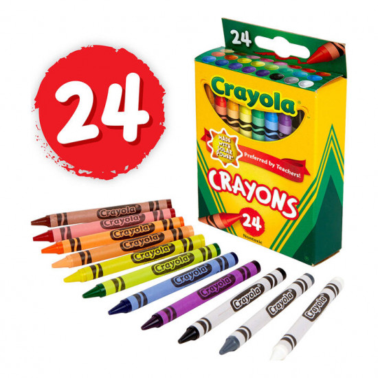 Crayola - Crayons Lápis de Cera 24x