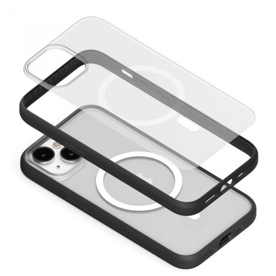 Woodcessories - MagSafe Clear iPhone 15 Plus (black/clear) Woodcessories - MagSafe Clear iPhone 15 Plus (black/clear)