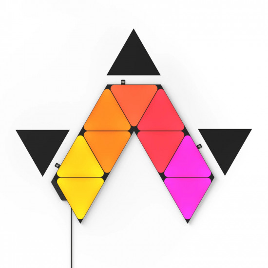 Nanoleaf - Shapes Triangles Expansion Pck Black (3 panels) Nanoleaf - Shapes Triangles Expansion Pck Black (3 panels)