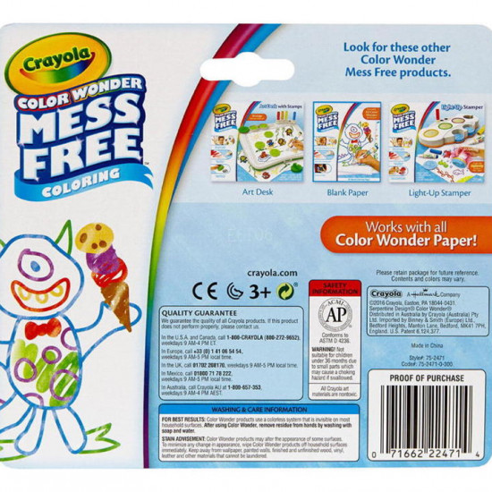 Crayola - Color Wonder Marcadores 10x Crayola - Color Wonder Marcadores 10x