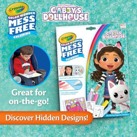 Crayola - Color Wonder Gabby's Dollhouse Crayola - Color Wonder Gabby's Dollhouse