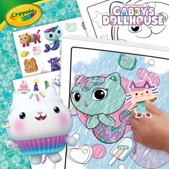 Crayola - Folhas de Colorir Gabby's Dollhouse + stickers Crayola - Folhas de Colorir Gabby's Dollhouse + stickers