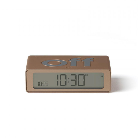 Lexon - Despertador FLIP Mini (soft gold)