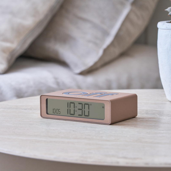 Lexon - Despertador FLIP Mini (soft gold)