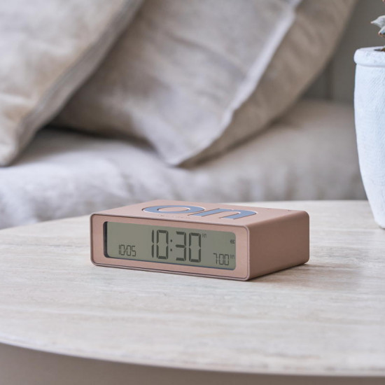 Lexon - Despertador FLIP Mini (soft gold)