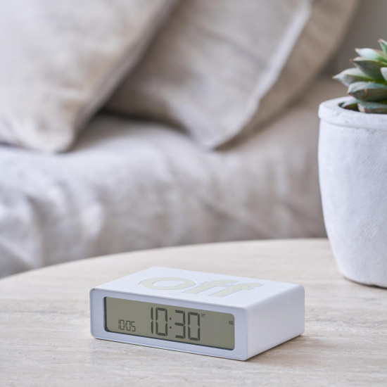 Lexon - Despertador FLIP Mini (white) Lexon - Despertador FLIP Mini (white)