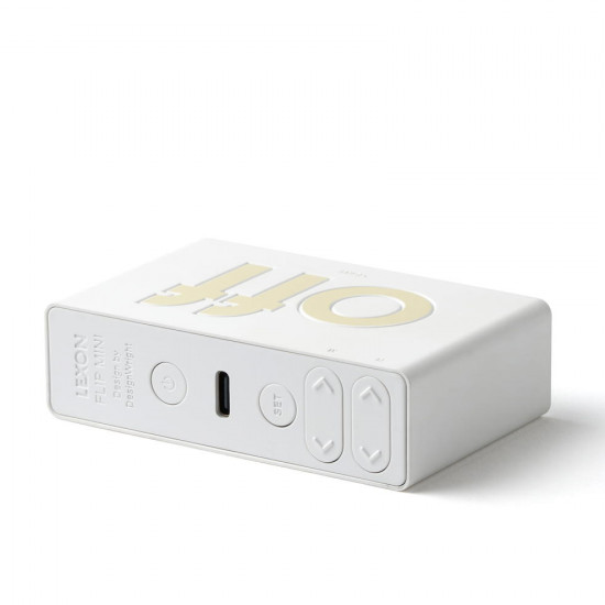 Lexon - Despertador FLIP Mini (white) Lexon - Despertador FLIP Mini (white)