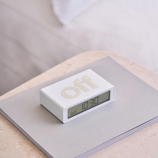 Lexon - Despertador FLIP Mini (white) Lexon - Despertador FLIP Mini (white)
