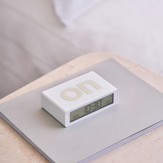 Lexon - Despertador FLIP Mini (white) Lexon - Despertador FLIP Mini (white)