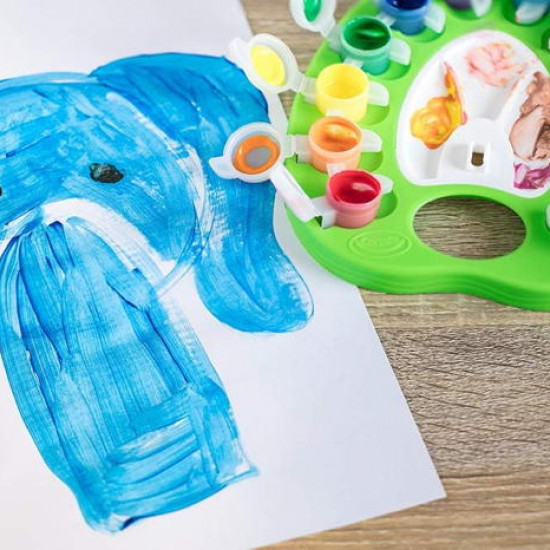 Crayola - Paleta com 12x Tintas e Pincel Crayola - Paleta com 12x Tintas e Pincel