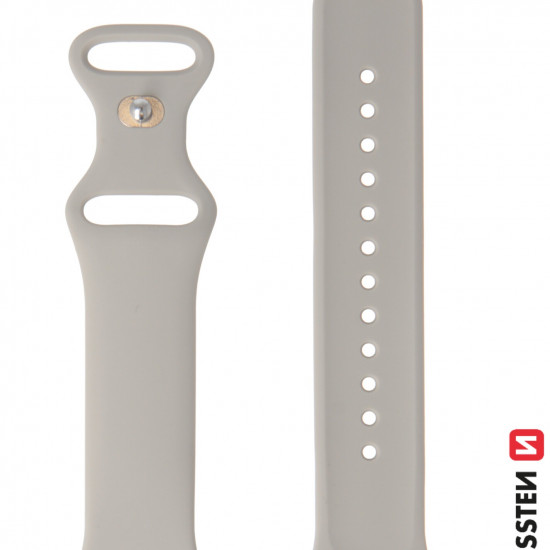 Swissten - Silicone Band for Apple Watch 38-41mm (st. grey) Swissten - Silicone Band for Apple Watch 38-41mm (st. grey)