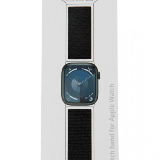Swissten - Nylon Velcro Apple Watch 38-41mm (black) Swissten - Nylon Velcro Apple Watch 38-41mm (black)