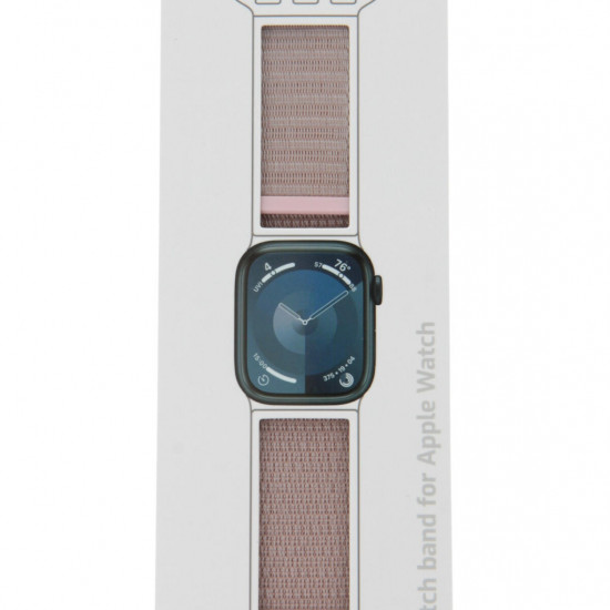 Swissten - Nylon Velcro Apple Watch 38-41mm (rose gold) Swissten - Nylon Velcro Apple Watch 38-41mm (rose gold)
