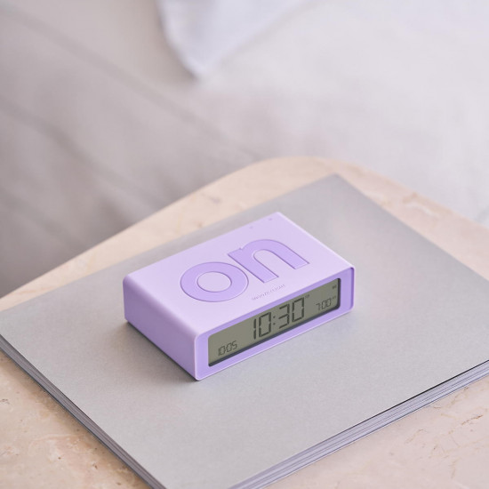 Lexon - Despertador FLIP Mini (light lilac) Lexon - Despertador FLIP Mini (light lilac)