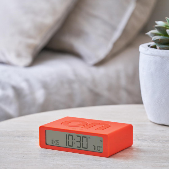 Lexon - Despertador FLIP Mini (orange) Lexon - Despertador FLIP Mini (orange)