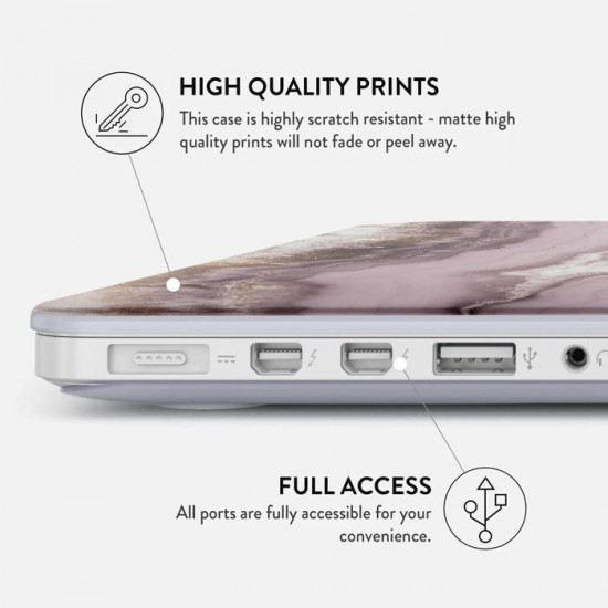 Burga - Capa MacBook Air 13 v2022/2024 (golden taupe) Burga - Capa MacBook Air 13 v2022/2024 (golden taupe)